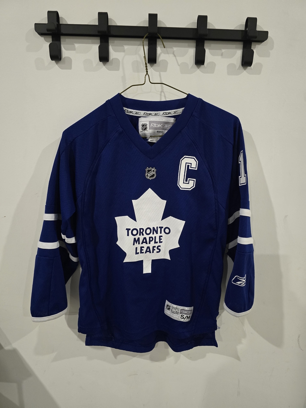 CCM Kids Toronto Maple Leafs Navy Blue SUNDIN Captain Jersey